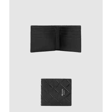 오목 엠보 가죽 지갑 2M0513
