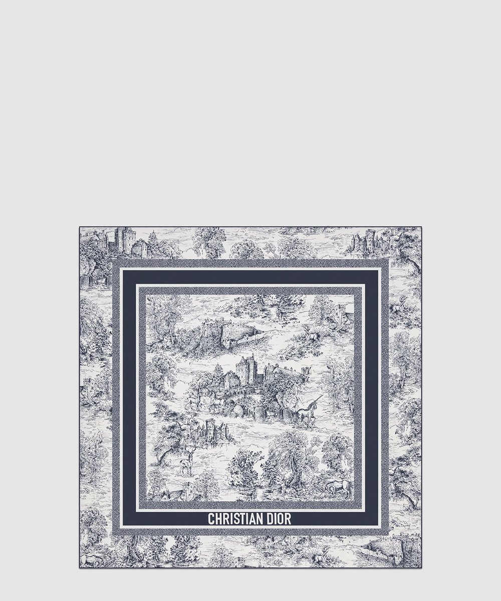 Toile de Jouy Scotland 90 스퀘어 스카프 51SCO