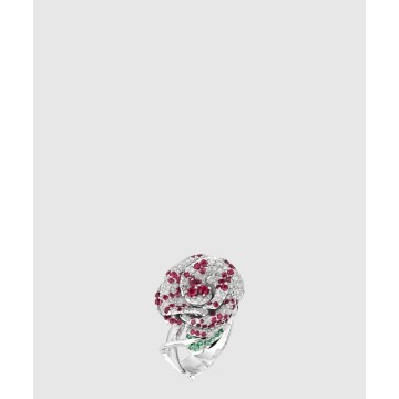 Rose Dior Bagatelle 꽃 모양 반지 JBAG9