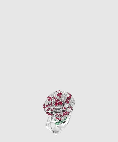 Rose Dior Bagatelle 꽃 모양 반지 JBAG9