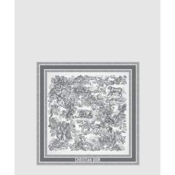 Toile de Jouy Sauvage 90 스퀘어 스카프 15JOU