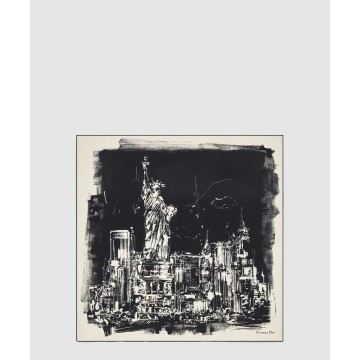 New York 90 스퀘어 스카프 44NYL