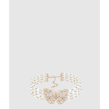 Toile de Jouy Papillon 초커 N3252