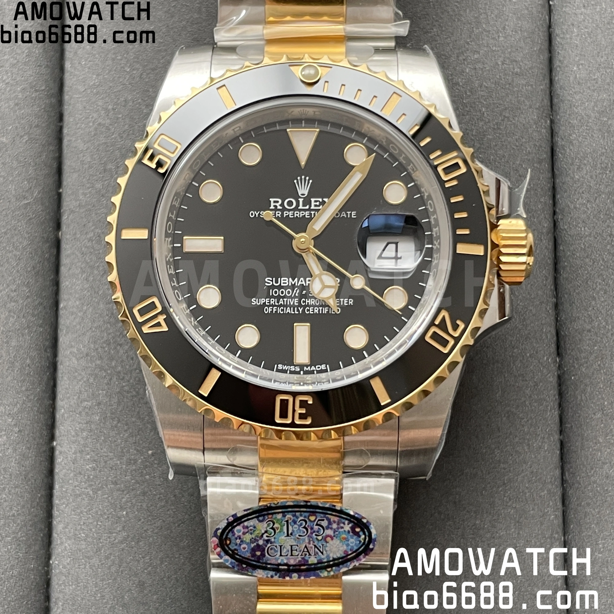 롤렉스 서브마리너 116613LN-97203 40mm 클린 공장 1:1 베스트 에디션 904L SS 케이스 시계 A3135