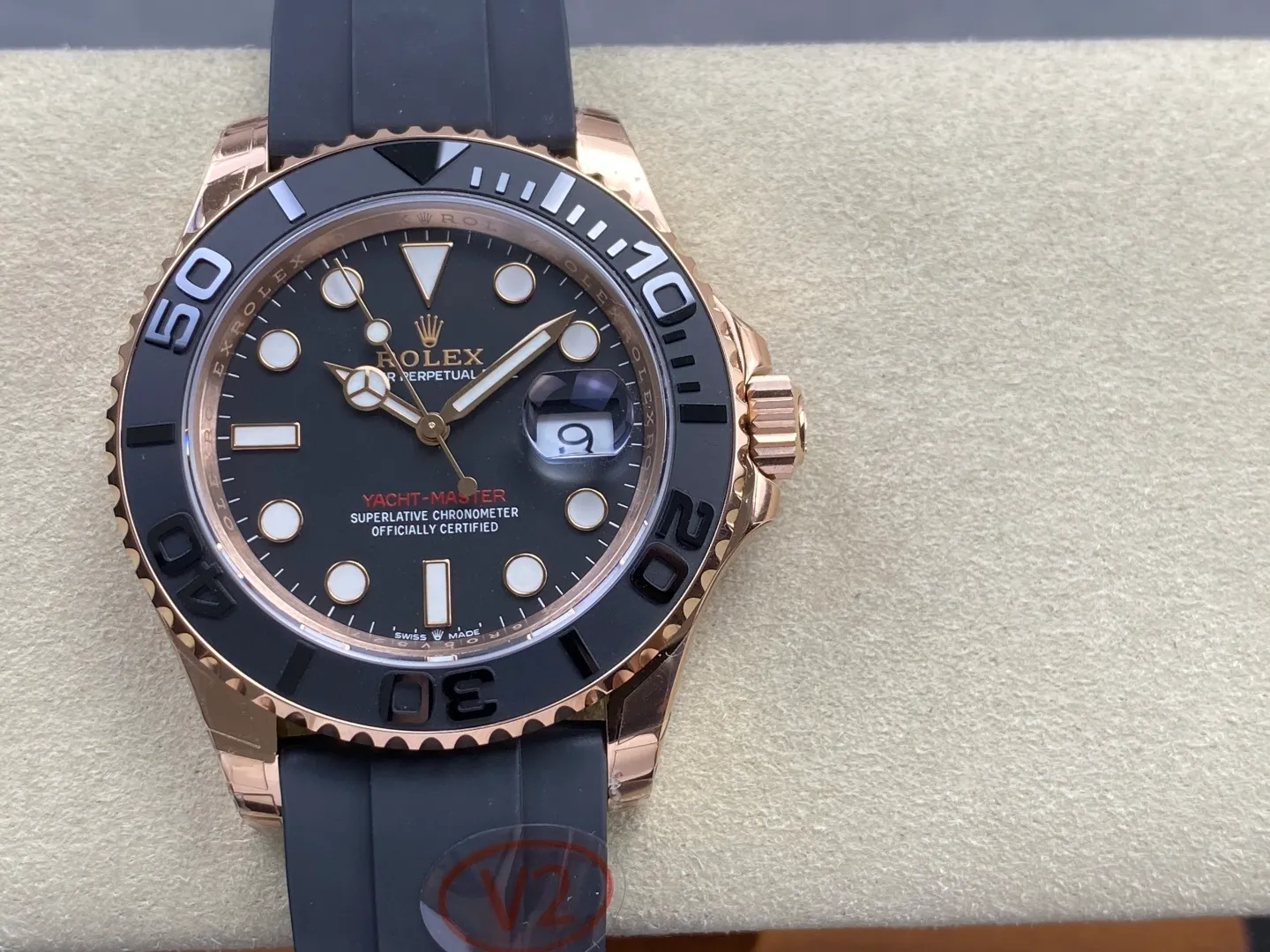 Rolex Yacht-Master 126655 VSF 1:1 Best Edition Black Ceramic Bezel DD3235 Weight) V2