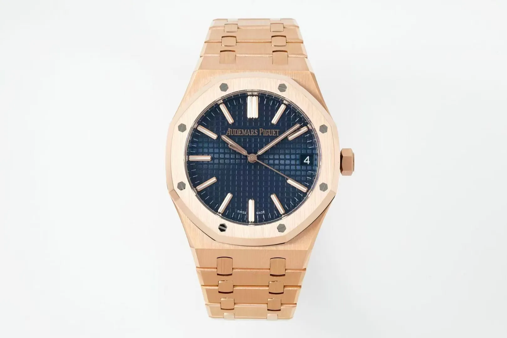 AP 로열 오크 41mm 15510OR RG DDF 공장 1:1 최상급 에디션 블루 다이얼 SA4302 슈퍼클론 (텅스텐 헤비 버전)