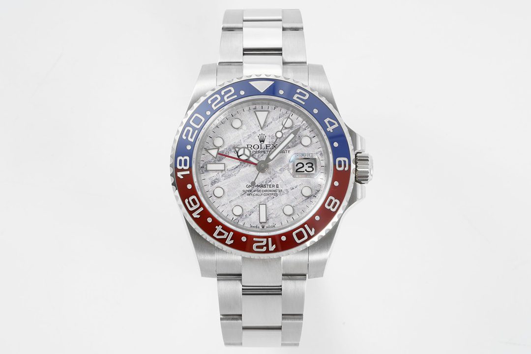 Rolex GMT Master II 40mm 126710BLRO-0002 GSF 1:1 Best Edition 904L Stainless Steel Case Red-Blue Ceramic Bezel Watch A3285 V4
