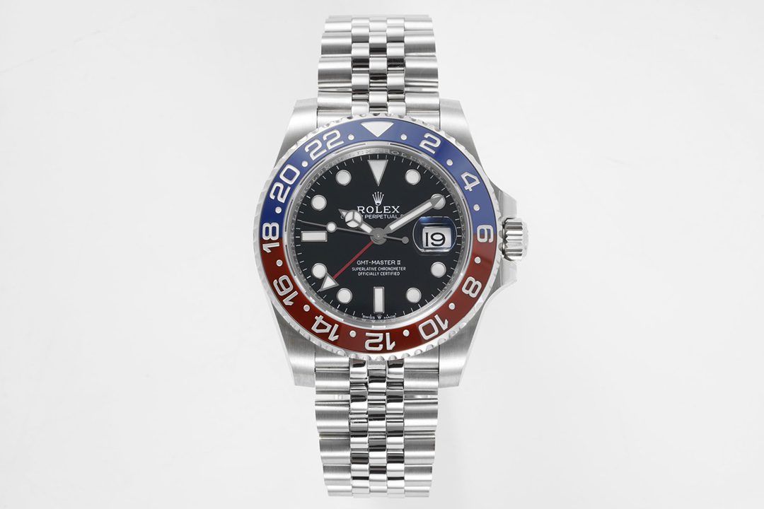 Rolex GMT Master II 40mm 126710BLRO-0001 GSF 1:1 Best Edition 904L SS Case Red-Blue Ceramic Bezel Watch A3285 V4
