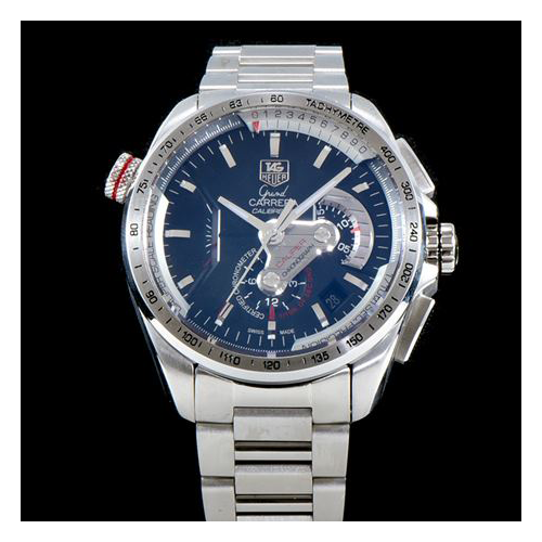 TAG HEUER 태그호이어 그랜드 까레라 칼리버 RS2 칼리버 크로노그래프 스크래치 방지 사파이어 크리스탈 글라스 최고급 옵션 tag0049 - TAG Heuer Grand Carrera Calibre 36 RS on Bracelet