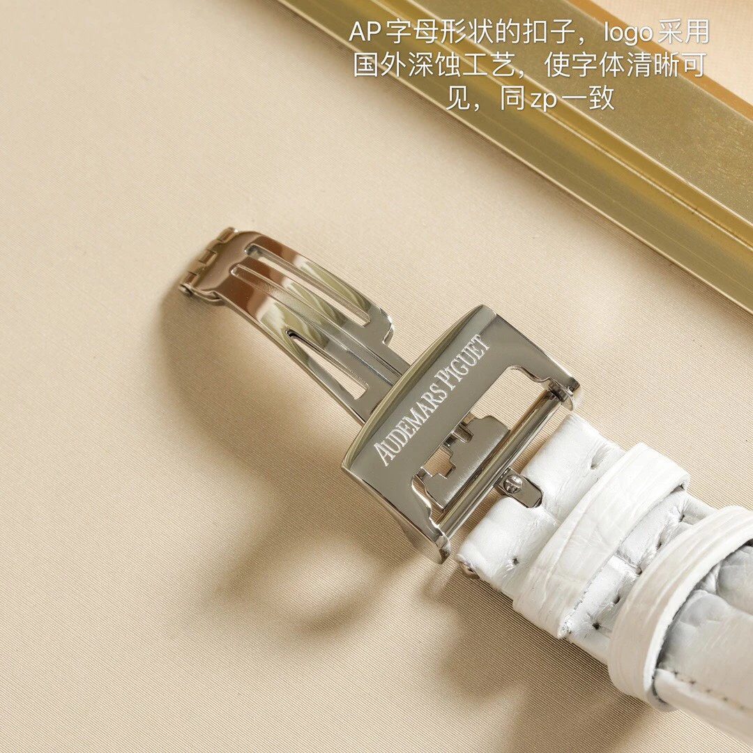 오데마 피게 로열 오크 33mm 67601ST 여성용 다이아몬드 워치 - 이미지 11