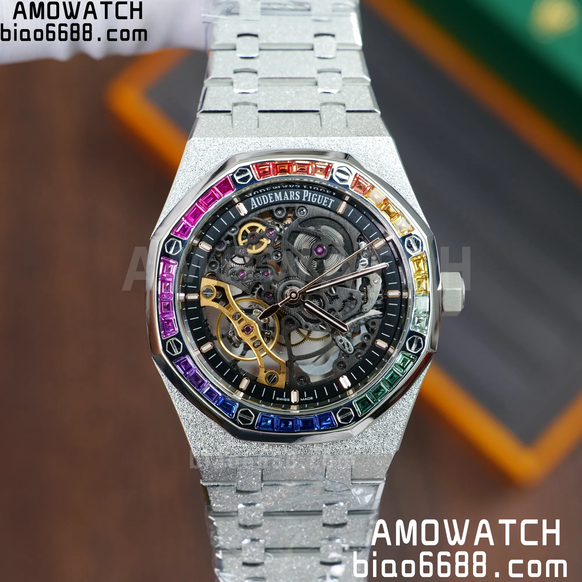 Custom Made AP Royal Oak 41mm Frosted 15407BC