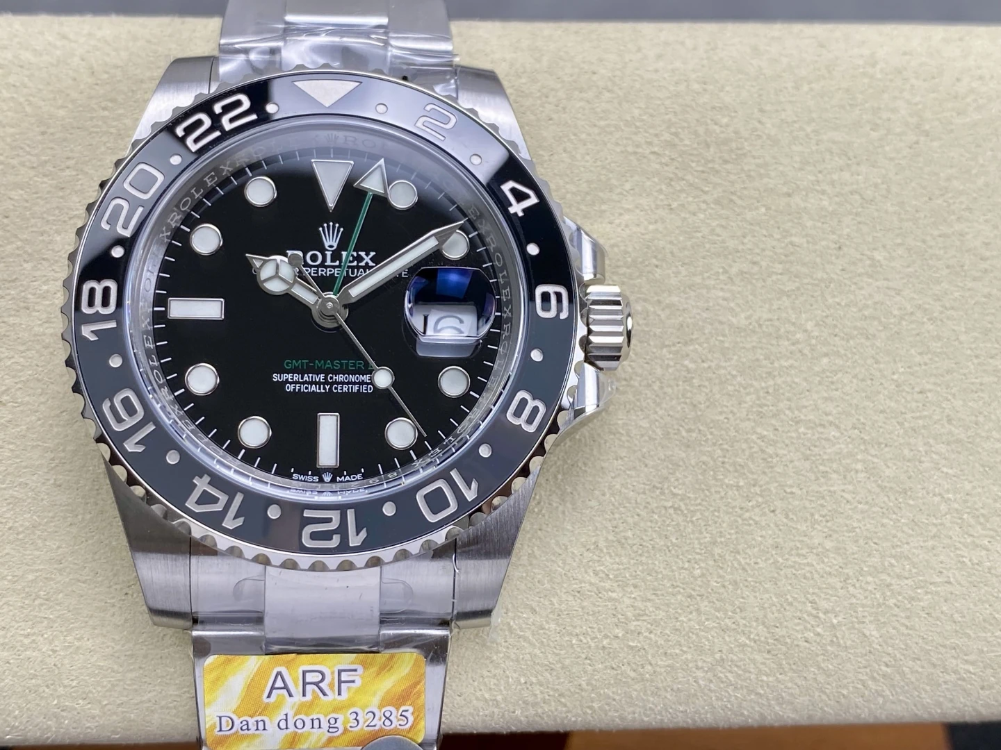 Rolex GMT-Master II 126710 GRNR Black/Gray Ceramic 904L Steel ARF 1:1 Best Edition on Oyster Strap DD3285 V2