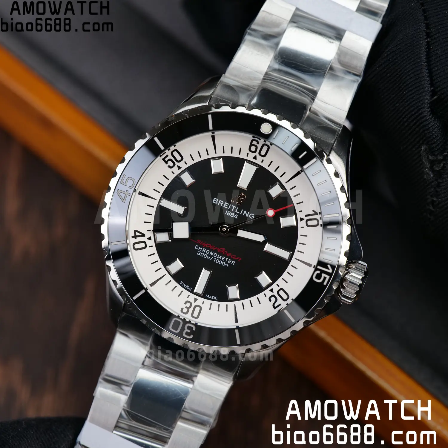 Breitling Superocean 42 SS BLF 1:1 Best Edition Black Dial on SS Bracelet A2824 - Image 21