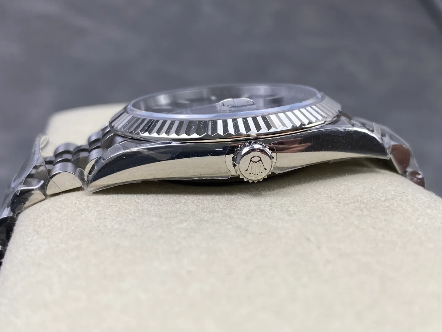 Rolex Datejust 41 126334 WKD 1:1 Superlative Gray Roman Dial Jubilee Bracelet JH3235 (Free Sprung) - Image 8