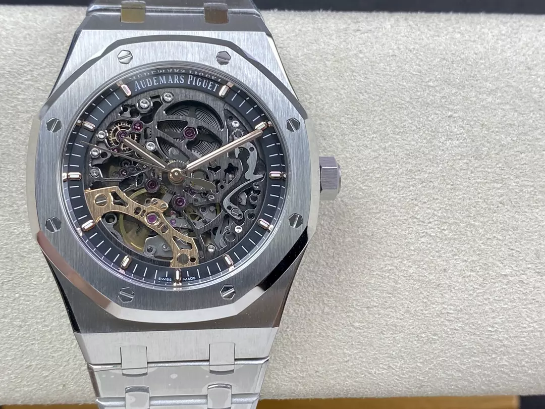 AP Royal Oak 41mm Openworked 15407 SS APSF 1:1 Best Edition on SS Bracelet A3132
