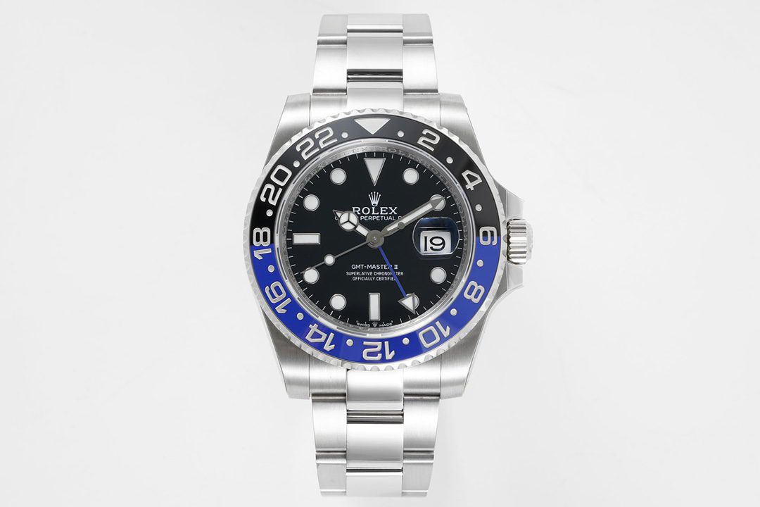 Rolex GMT Master II 40mm 126710BLNR-0003 GSF 1:1 Best Edition 904L SS Case Black-Blue Ceramic Bezel Watch A3285 V4