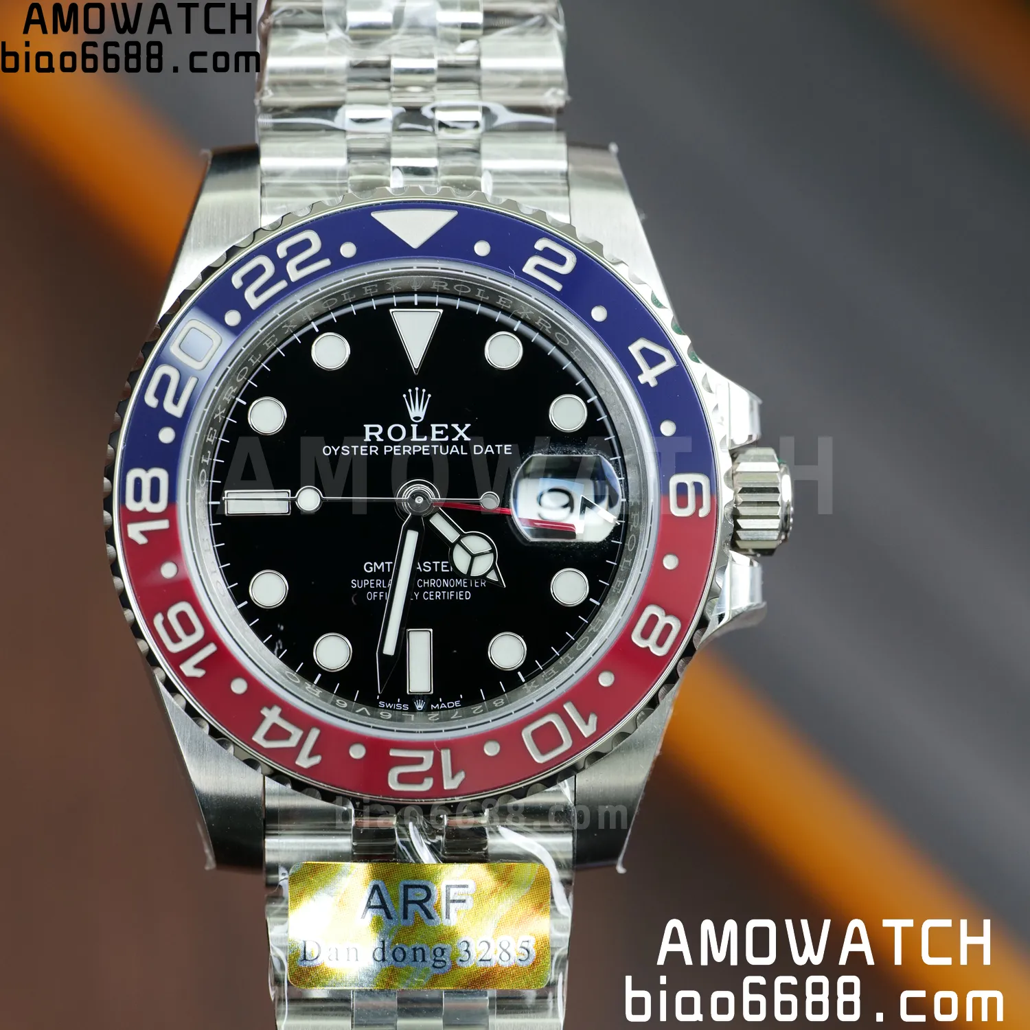 Rolex GMT-Master II 126710 BLRO Blue/Red Ceramic ARF Factory 1:1 Best Edition on Jubilee Bracelet DD3285 CHS V5