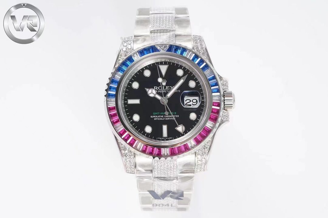 Rolex GMT Master II 40mm 116759 SAru-78209 VRF 1:1 Best Edition 904L SS Case A3186