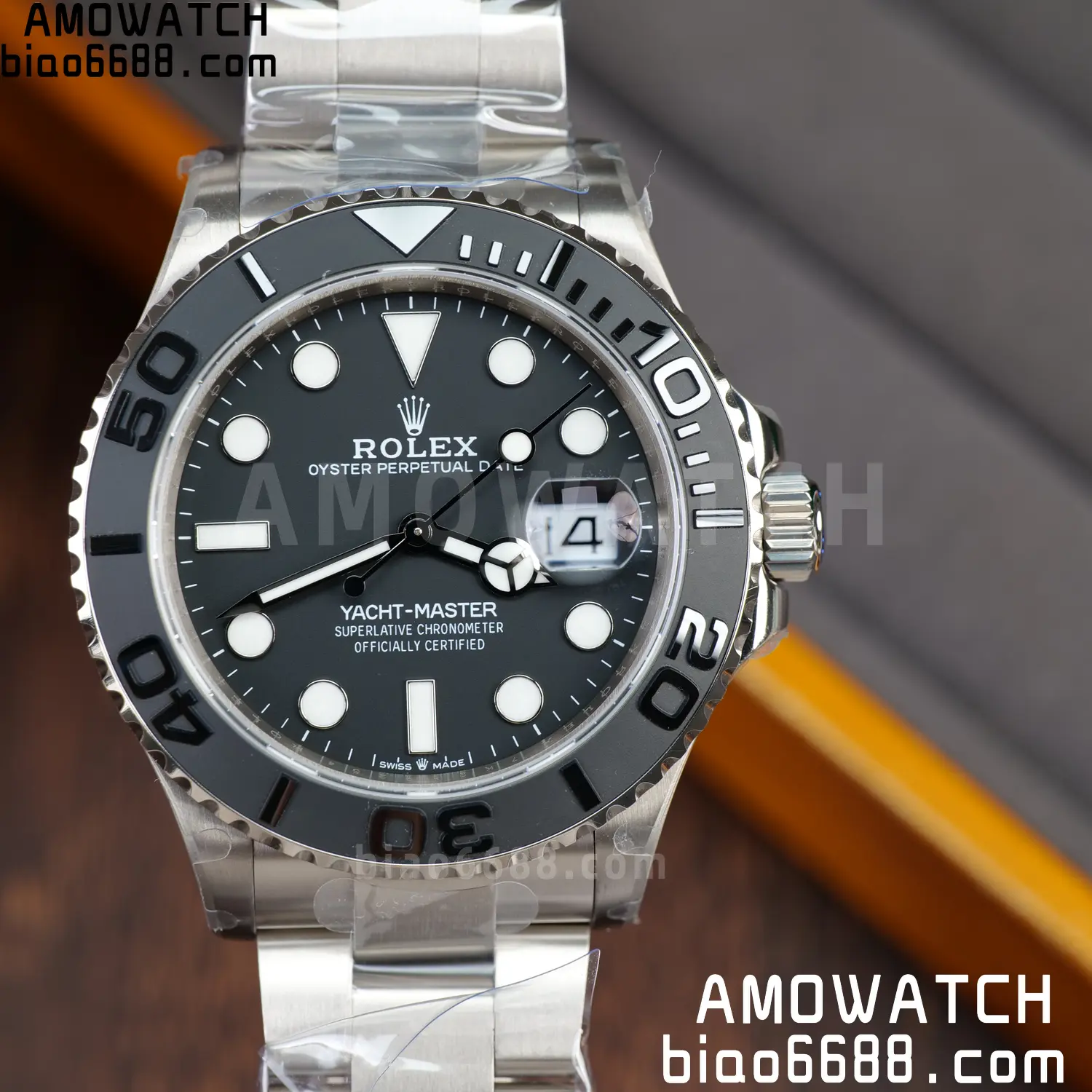 Rolex Yacht-Master 226627 Titanium QF 1:1 Best Edition Black Dial on Titanium Bracelet 3235