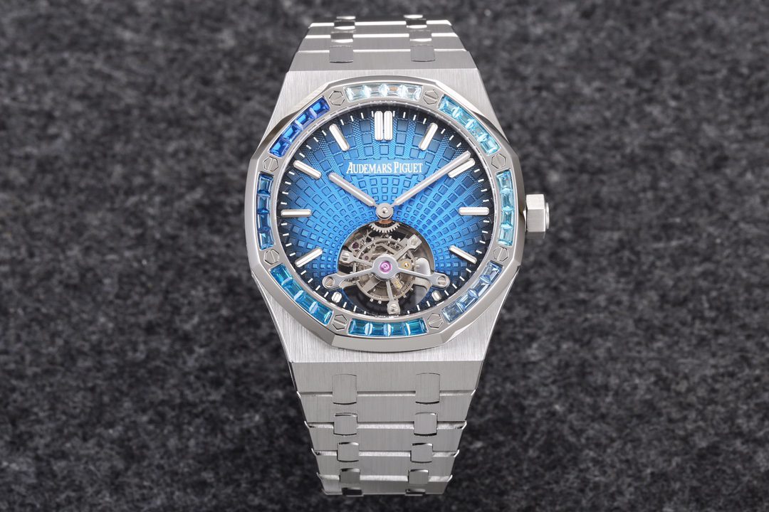 오데마 피게 로열 오크 41mm 26521PT R8 공장 1:1 베스트 에디션 투르비용 무브먼트 시계