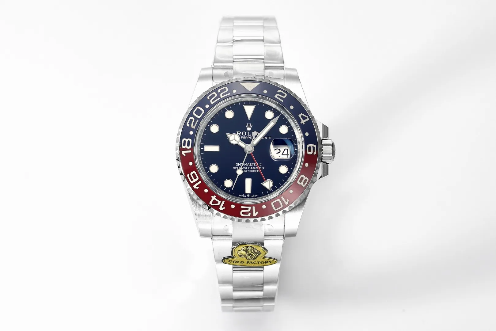 Rolex GMT-Master II 126719 BLRO Gold Factory 1:1 Best Edition  Black Dial V3 (Weighted)