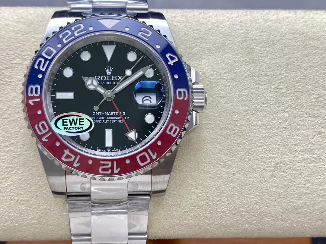 Rolex GMT-Master II 126710 BLRO EWEF 1:1 Best Edition on Oyster Bracelet SH3285 CHS