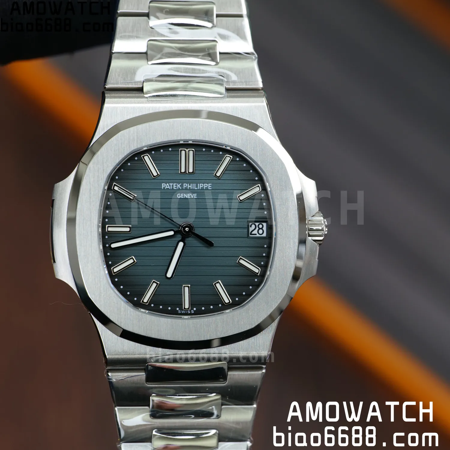 PP Nautilus 5711 DDF 1:1 Best Edition Blue Dial on SS Bracelet DD324 Super Clone V2