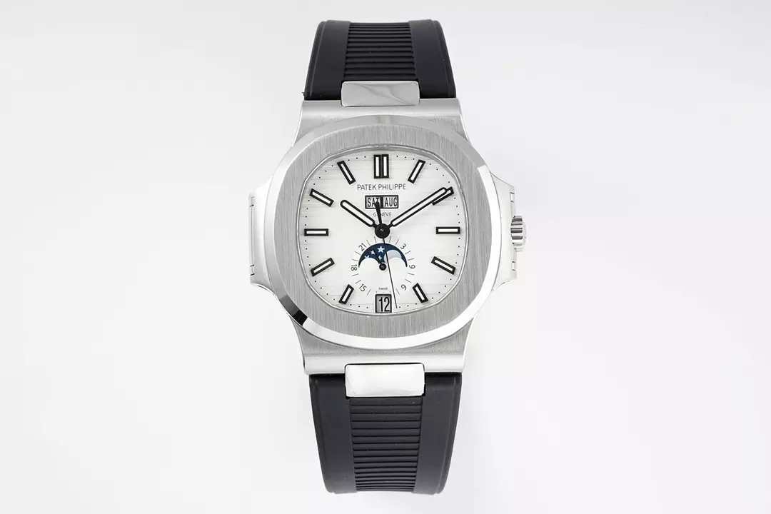 PP Nautilus 5726A Complicated SS PPF 1:1 Best Edition White Textured Dial