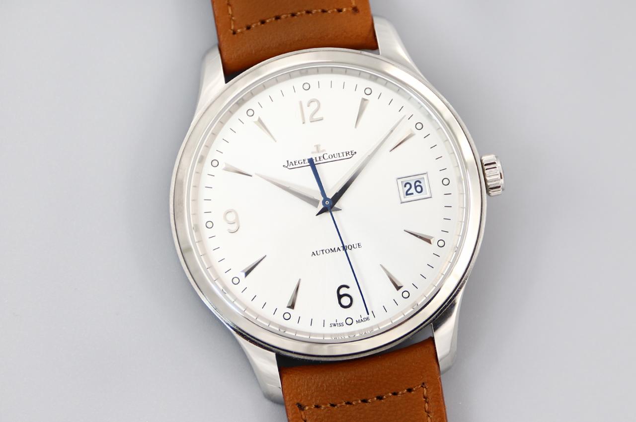 JL Master Control Q4018420 ZF 1:1 Best Edition White Dial on Brown Leather Strap A899