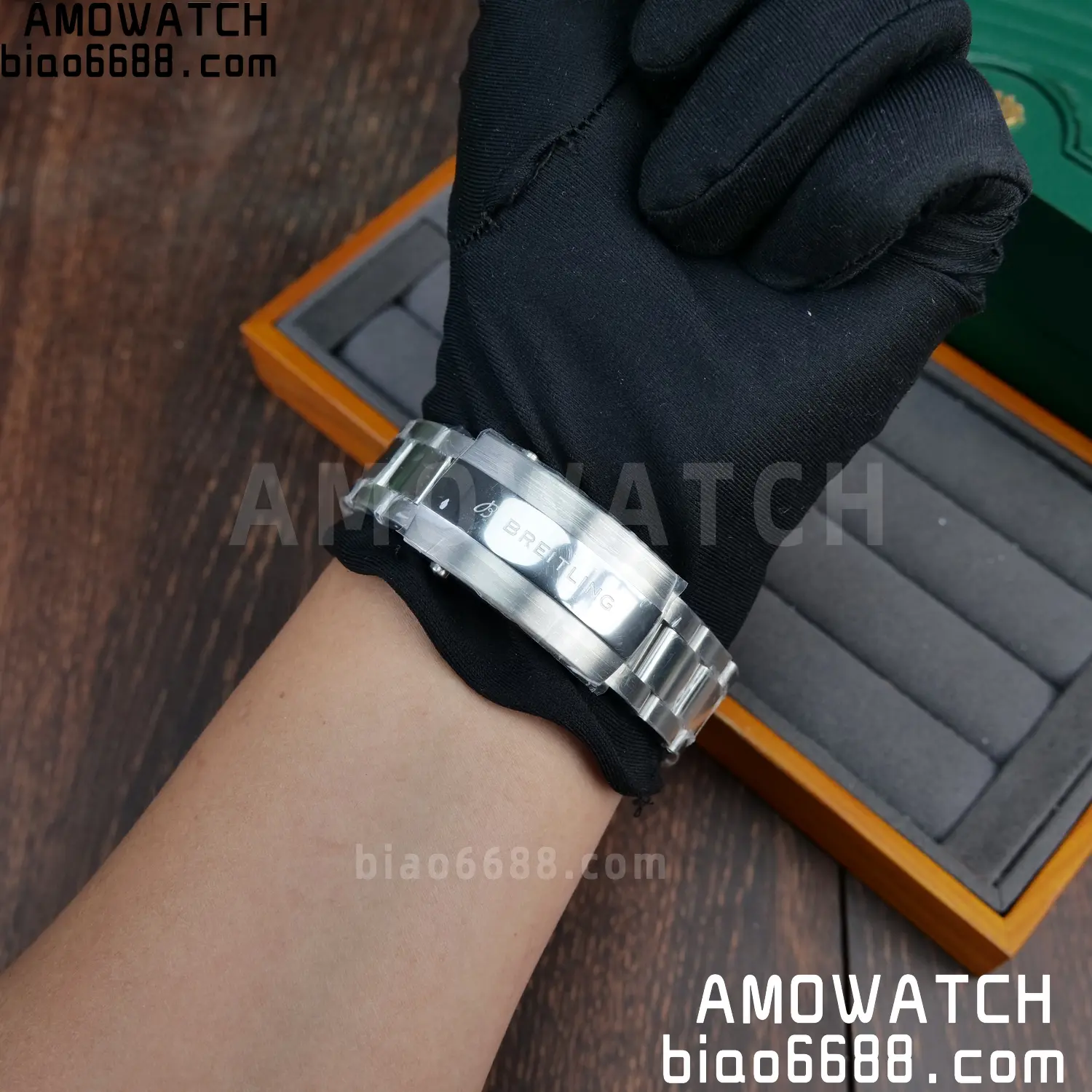Breitling Superocean 42 SS BLF 1:1 Best Edition Black Dial on SS Bracelet A2824 - Image 25