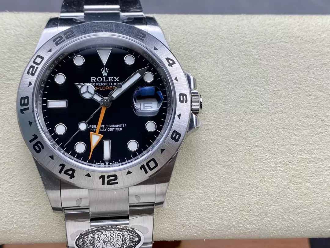 Rolex Explorer II 42mm 226570 904L SS Clean Factory 1:1 Best Edition Black Dial on Bracelet VR3285 CHS