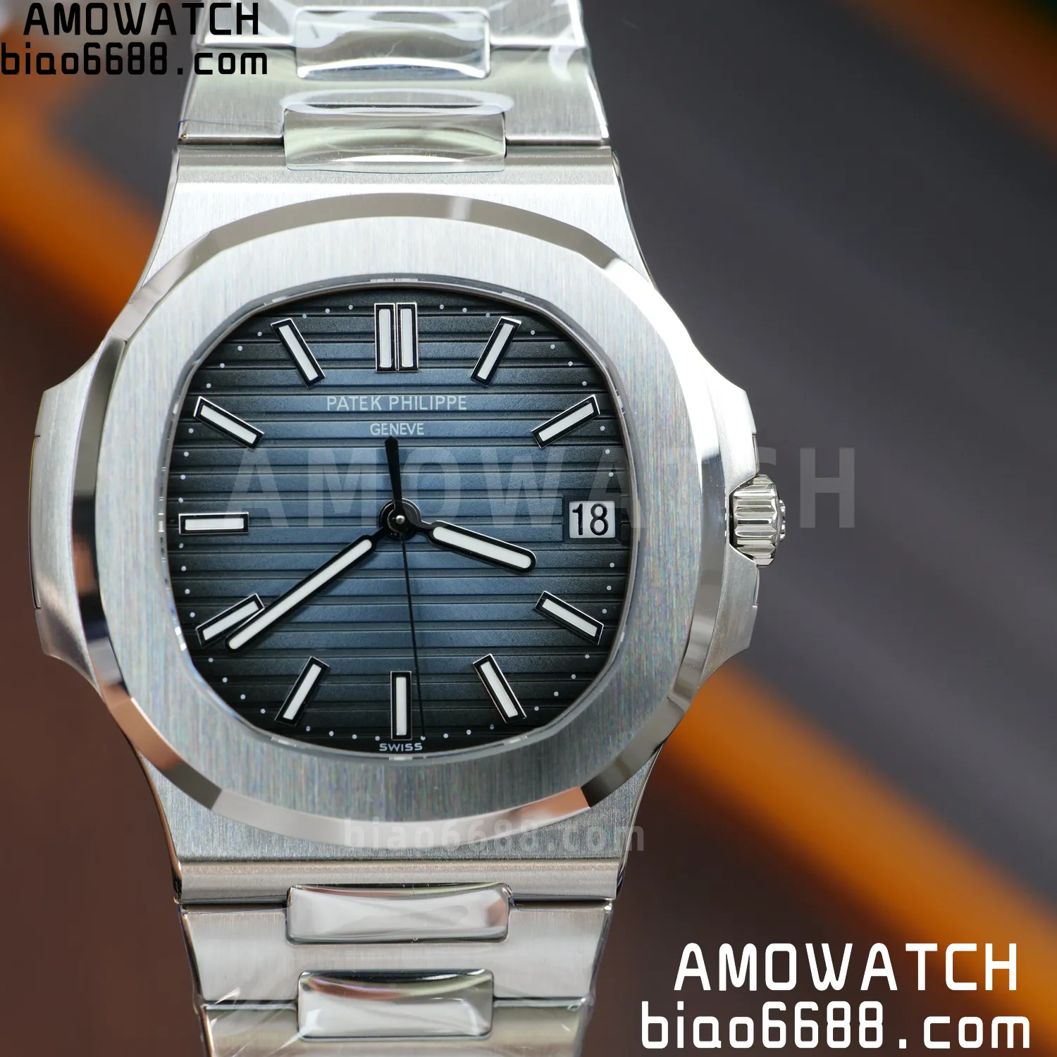 PP Nautilus 5711 DDF 1:1 Best Edition Blue Dial on SS Bracelet DD324 Super Clone