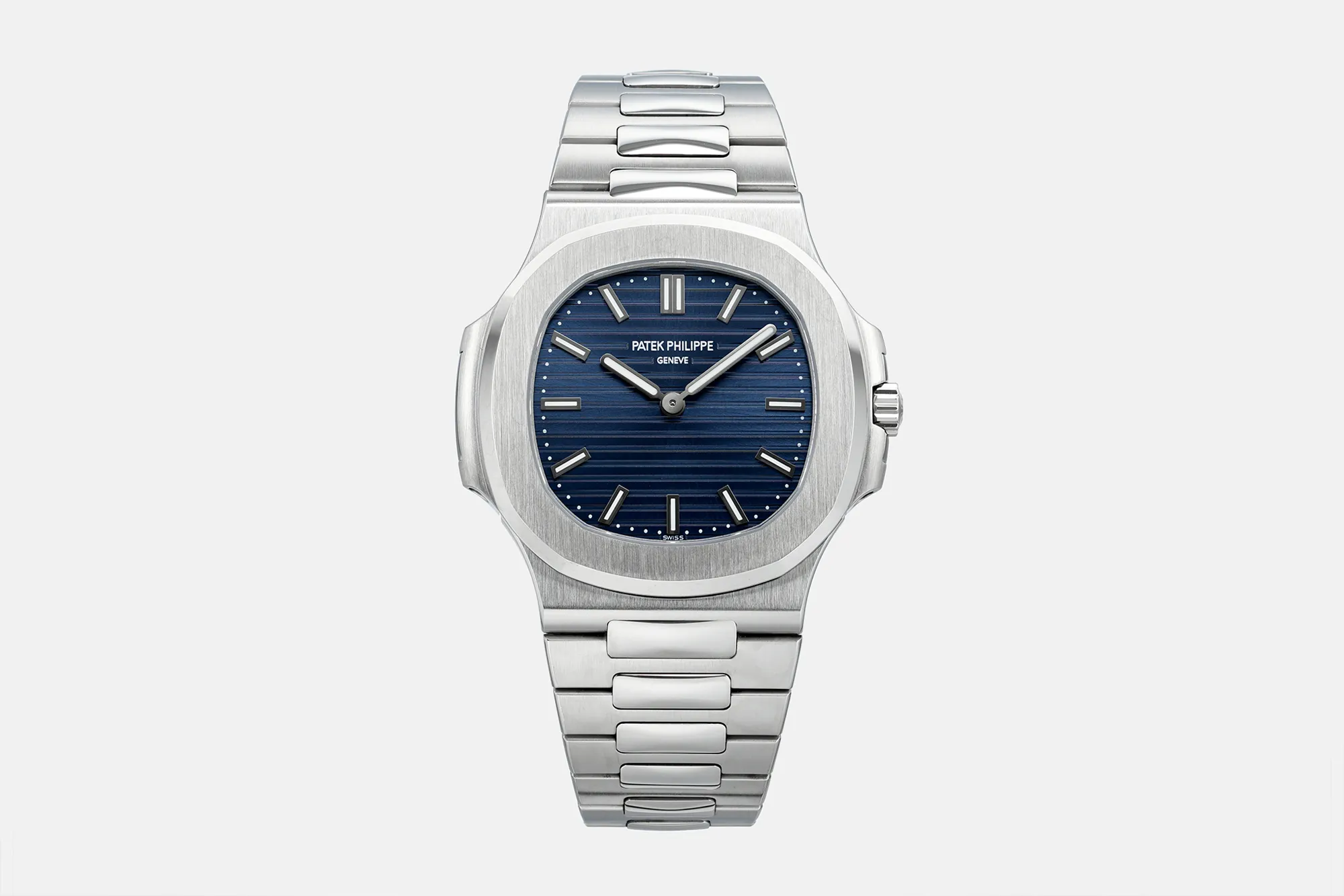 PP Nautilus 5810 PPF Best Edition Blue Dial on SS Bracelet A240