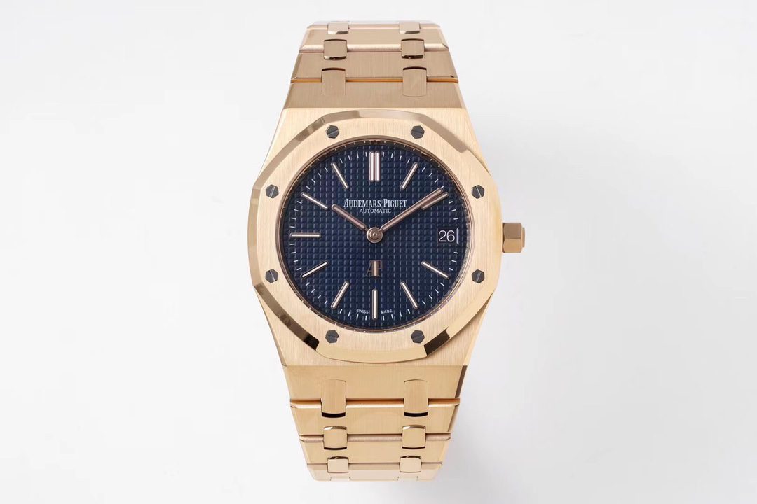 AP 로열 오크 점보 리미티드 에디션 39mm 15202IP ZF 1:1 베스트 에디션 블루 텍스처드 다이얼 SS 브레이슬릿 A2121