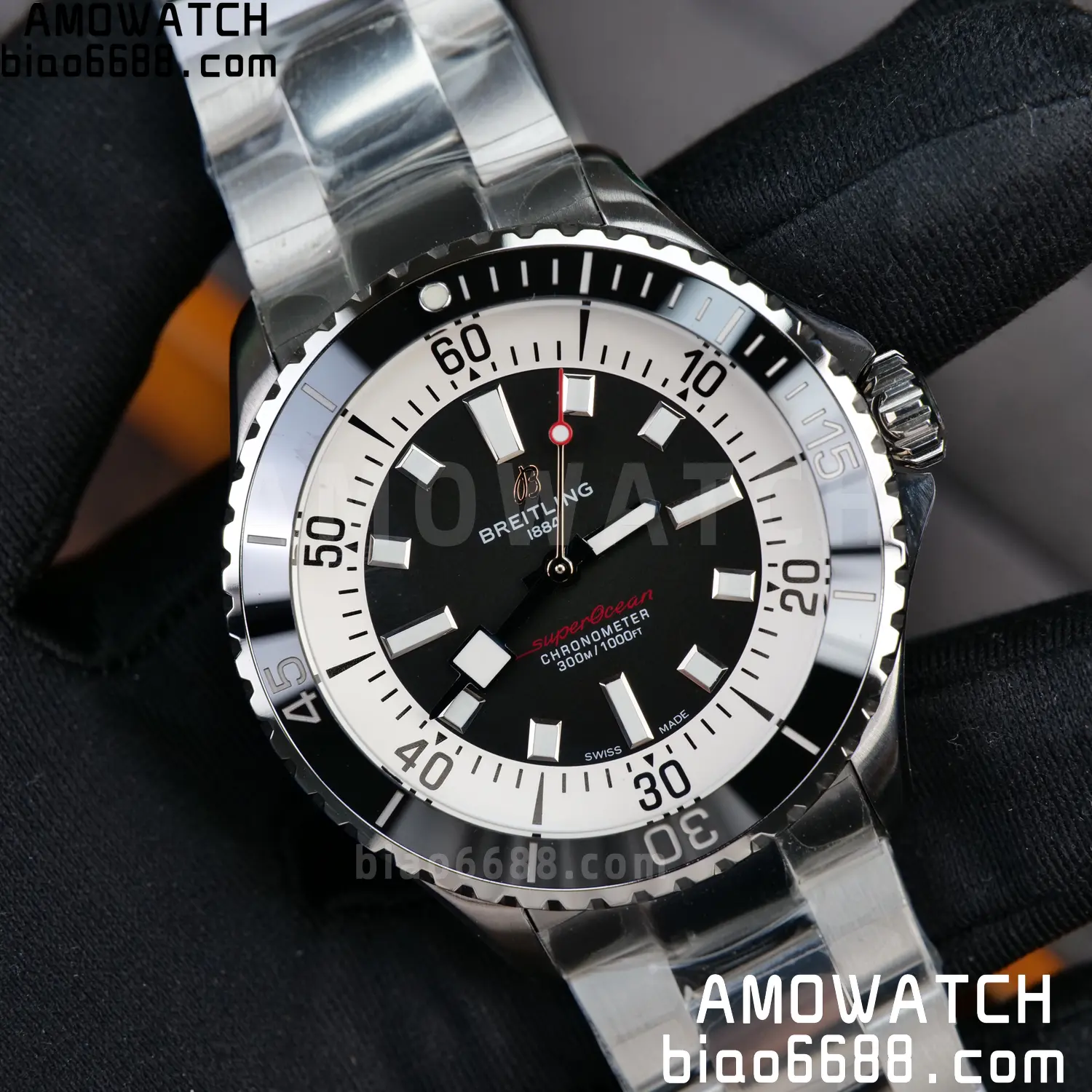 Breitling Superocean 42 SS BLF 1:1 Best Edition Black Dial on SS Bracelet A2824 - Image 20