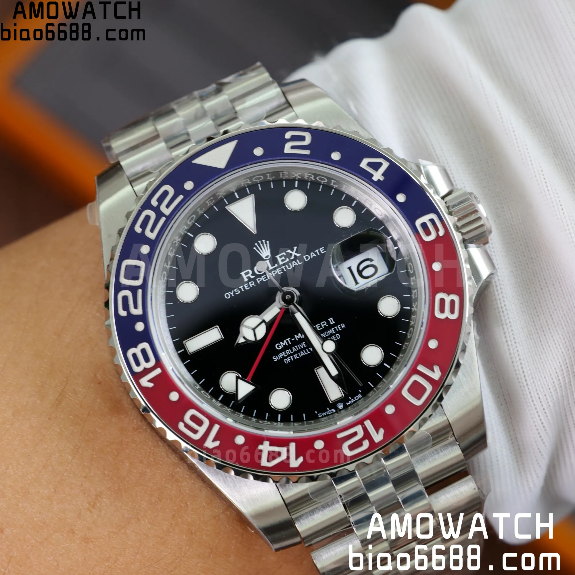 Rolex GMT-Master II 126710 BLRO 904L SS VSF 1:1 Best Edition Black Dial On Jubilee Bracelet DD3285 CHS V3