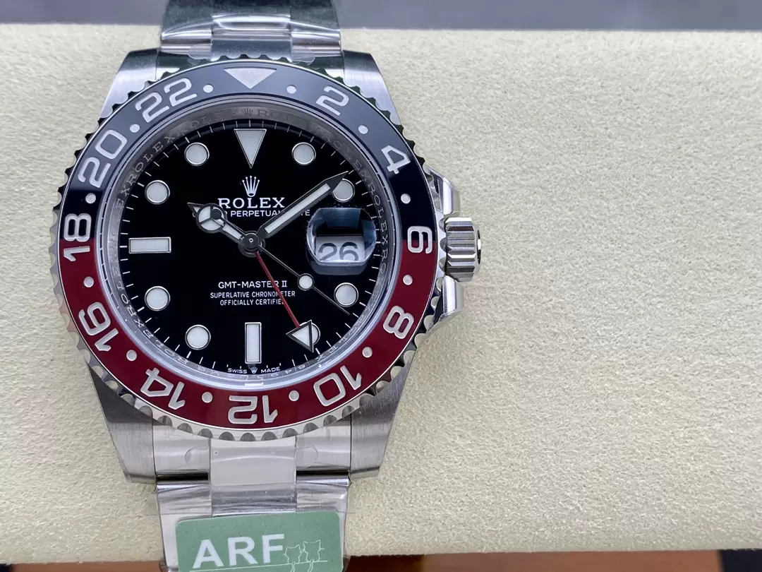 Rolex GMT-Master II 126710 BLRO Blue/Red Ceramic ARF Factory 1:1 Best Edition on Oyster Bracelet SH3285 CHS V4
