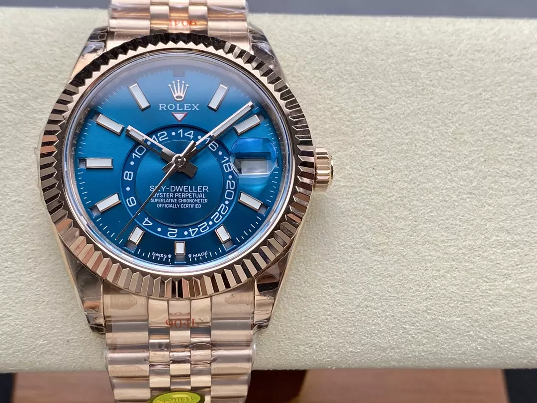 Rolex Sky-Dweller RG 336935 Noob Factory Best Edition Blue Dial on RG Jubilee Bracelet