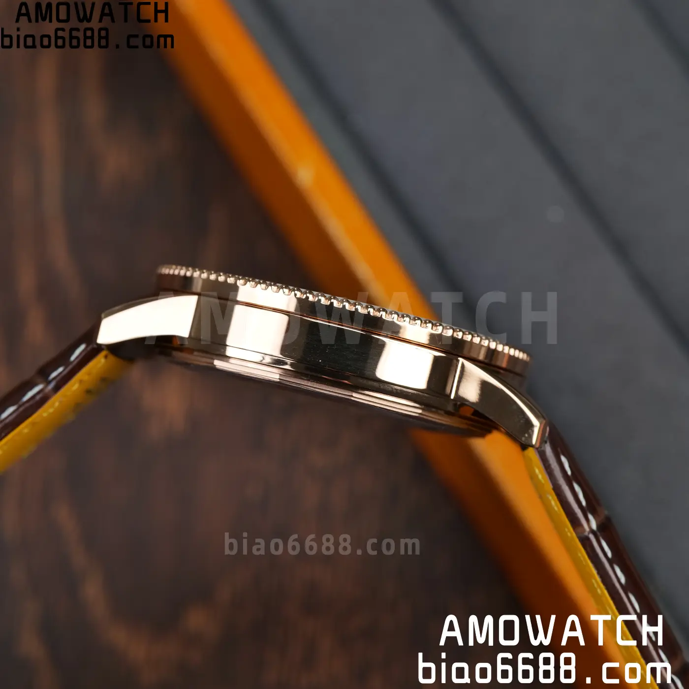 Breitling Navitimer Automatic 41mm RG BLSF White Dial on Brown Leather Strap A2824 V2 - Image 8