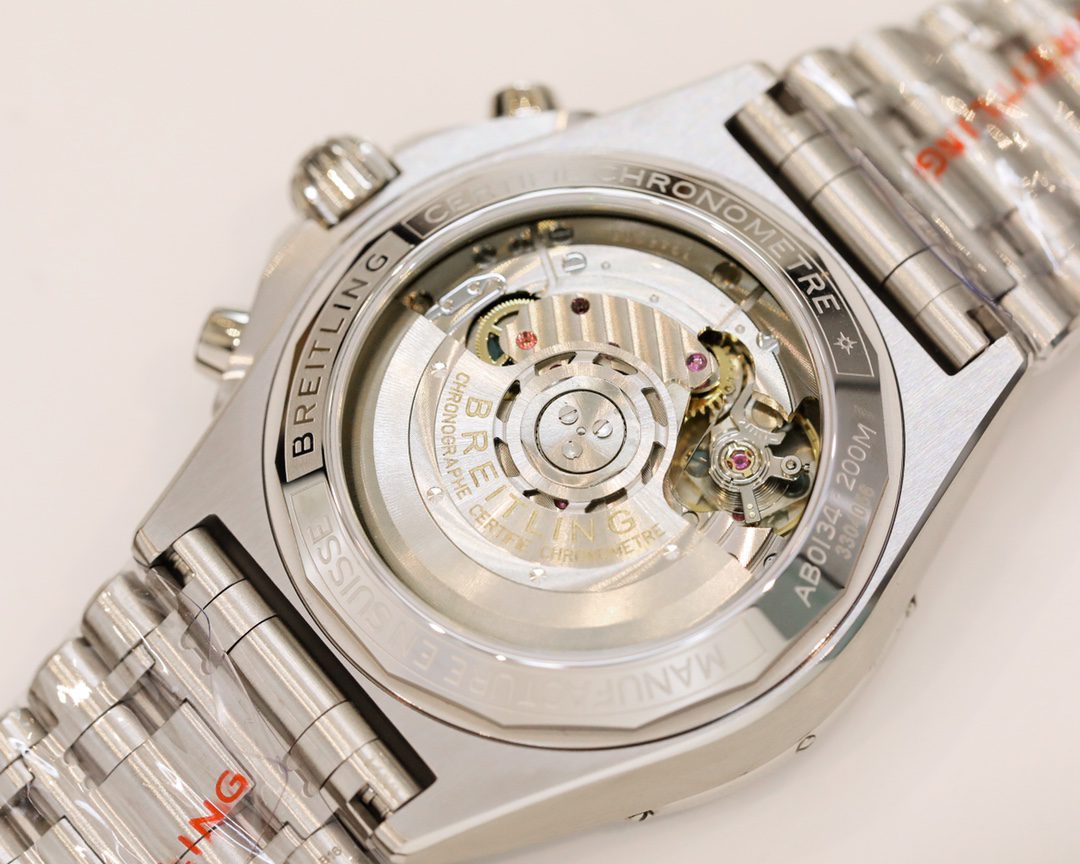 브라이틀링 크로노맷 AB01343A1L1A1 42mm GFactory 1:1 베스트 에디션 그린 다이얼 SS 브레이슬릿 A7750 - 이미지 8