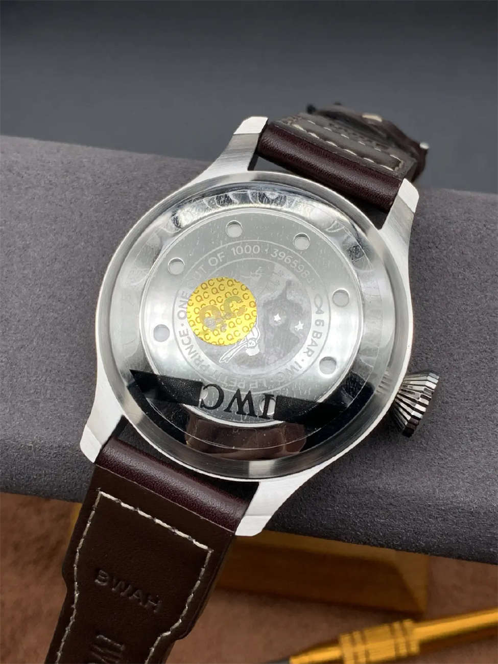 IWC 파일럿 워치 IW500908 레플리카 ZF 공장 제작 – 프리미엄 빅 파일럿 46mm 블루 다이얼 에디션 - 이미지 6