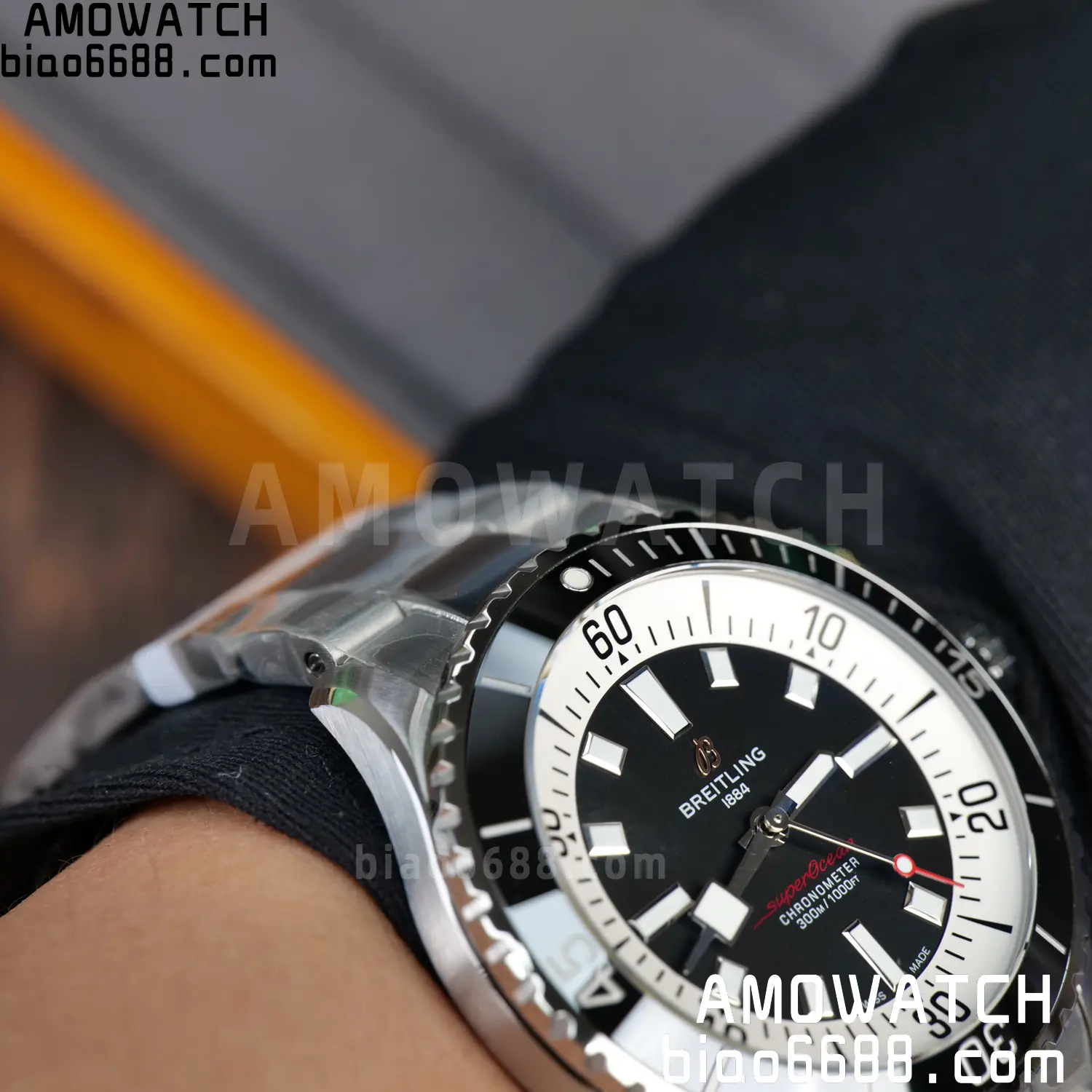 Breitling Superocean 42 SS BLF 1:1 Best Edition Black Dial on SS Bracelet A2824 - Image 34