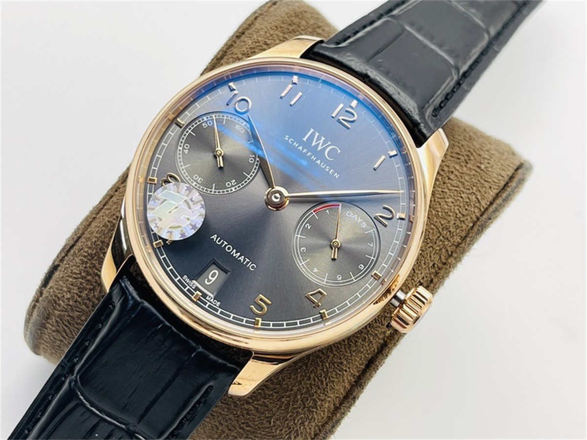 IWC IW500702 레플리카 – 포르투기저 7일 오토매틱 로즈 골드 워치 | ZF 업데이트 에디션 - 이미지 3