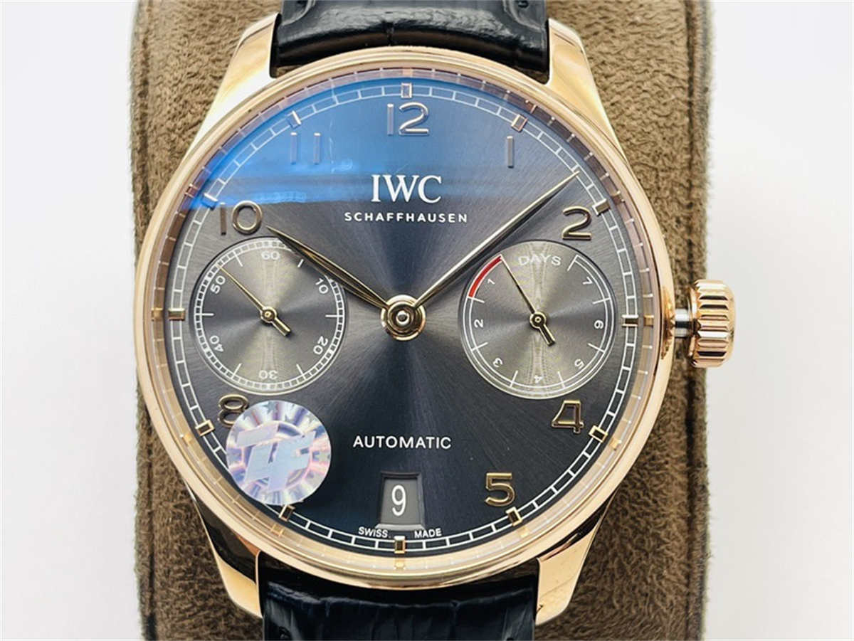 IWC IW500702 레플리카 – 포르투기저 7일 오토매틱 로즈 골드 워치 | ZF 업데이트 에디션 - 이미지 4