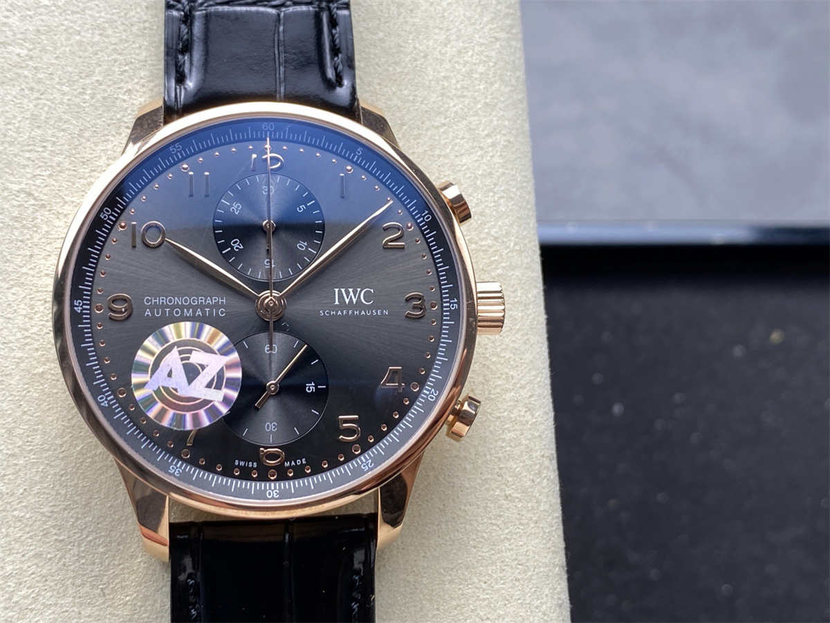 IWC 포르투기저 로즈 골드 레플리카 – AZ 공장 40.9mm 포르투기저 크로노그래프 럭셔리 워치