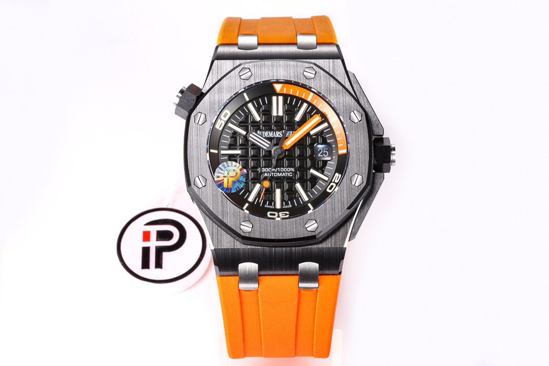 AP Royal Oak Offshore Diver 42mm 15707CE.OO.A002CA.01 IPF 1:1 Best Edition Black Dial on rubber strap
