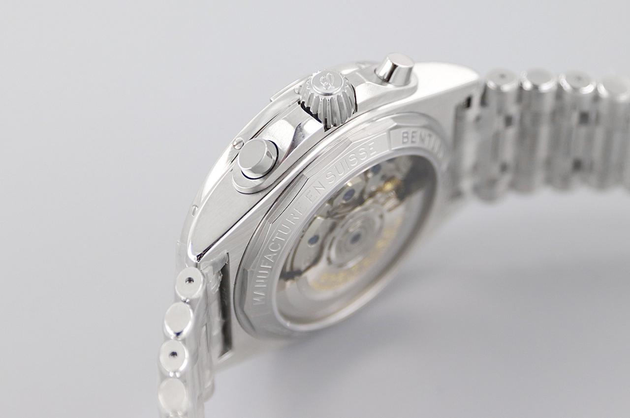 Breitling Chronomat B01 AB01344A1C1A1 42mm SS TF 1:1 Best Edition Green Dial on SS Bracelet A7750 - Image 6