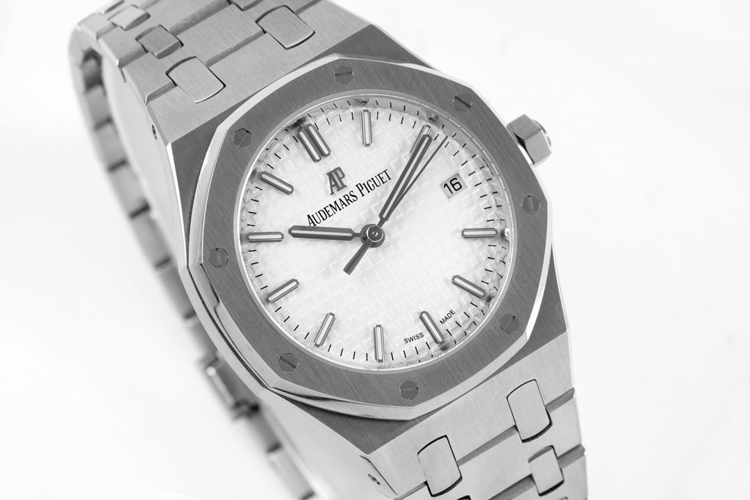 Audemars Piguet Royal Oak 77351ST 34mmLadies SS BF Best Edition White Dial on SS Bracelet A5800