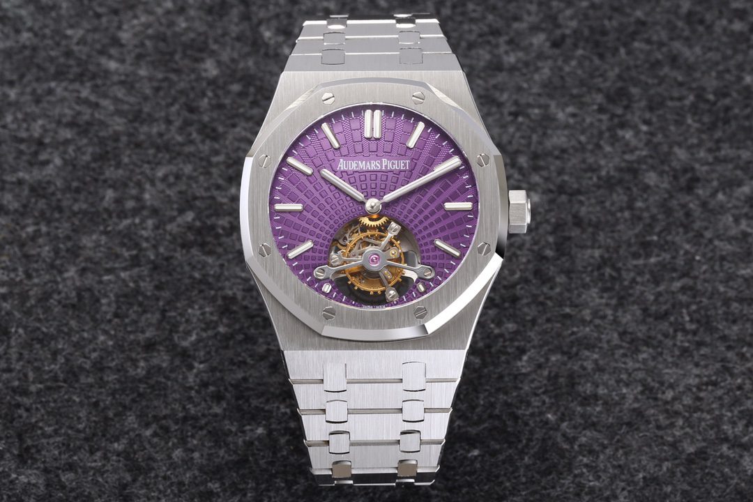 오데마 피게 로열 오크 41mm 26522ST R8 공장 1:1 베스트 에디션 투르비용 무브먼트 시계