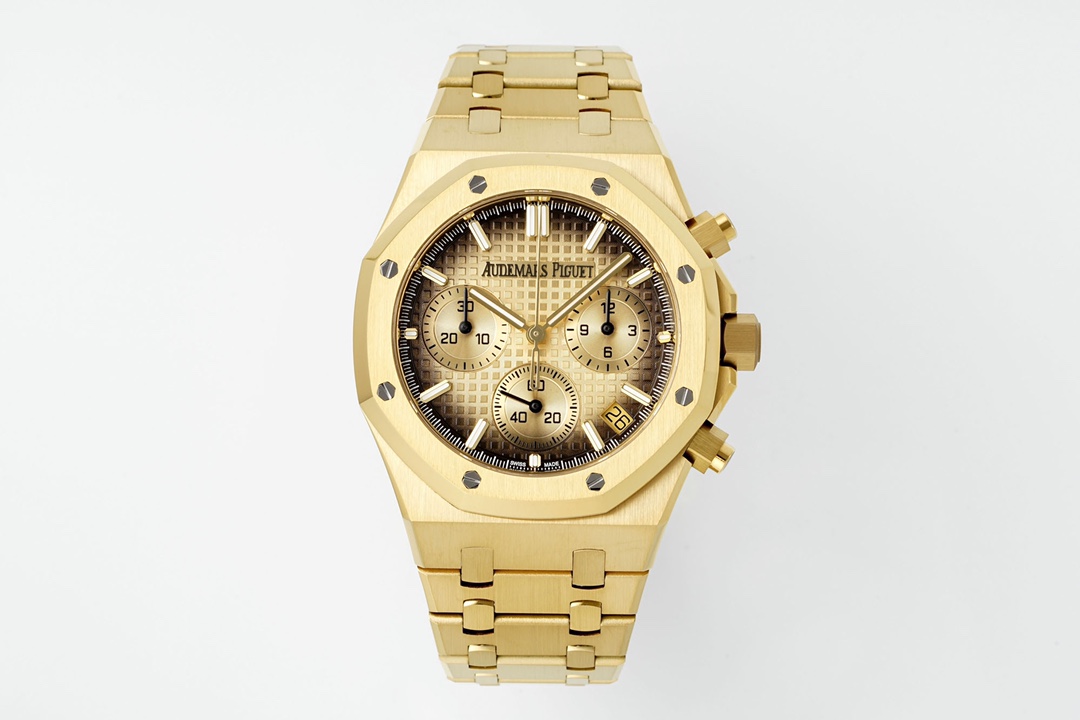 Royal Oak Chrono 26240 YG APSF 1:1 Best Edition YG Smoke Dial on YG Bracelet SA4401 Super Clone